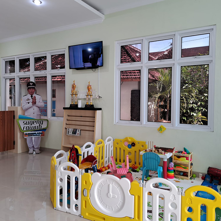 ▼役場に子どもスペース