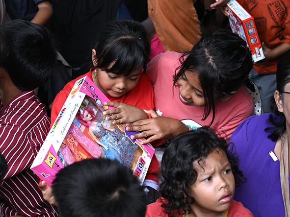 ▼大統領からの贈り物