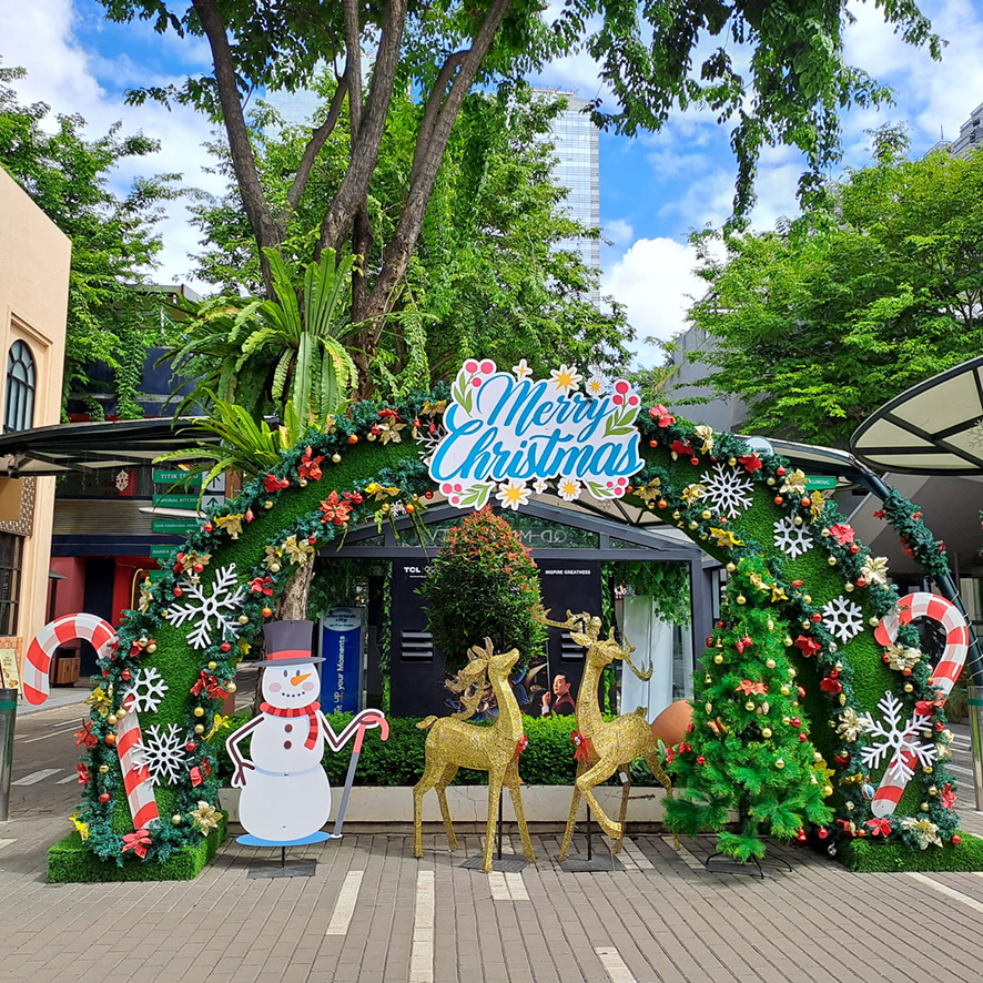 ▼ＳＣＢＤのクリスマス装飾