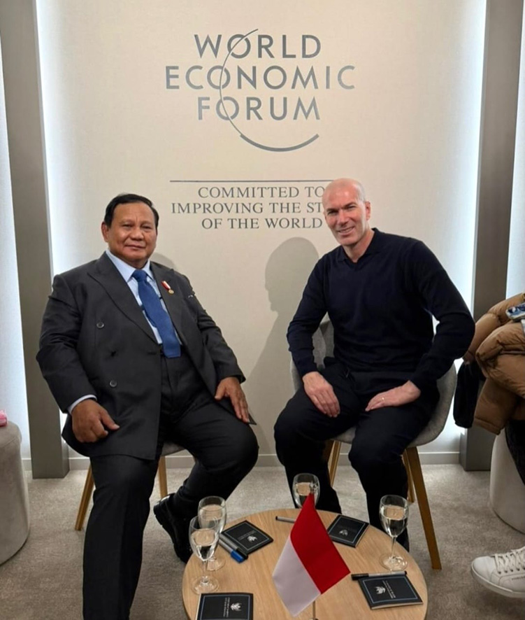 ▼ジダン氏と会談