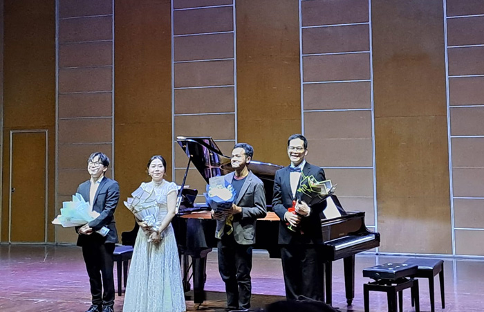 大山徹ジャカルタ再演　ウスマルで満場の拍手