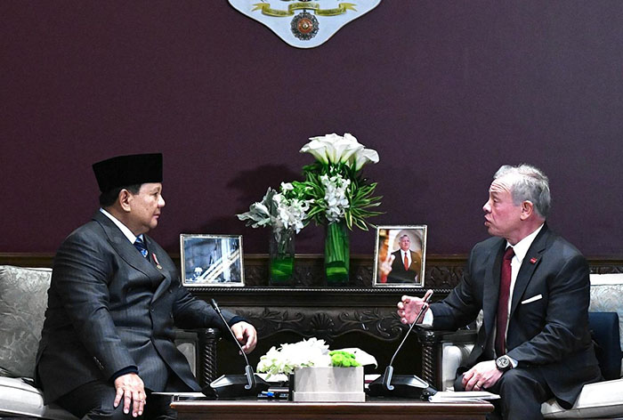 中東和平へ関与強化　大統領、ヨルダン国王と会談